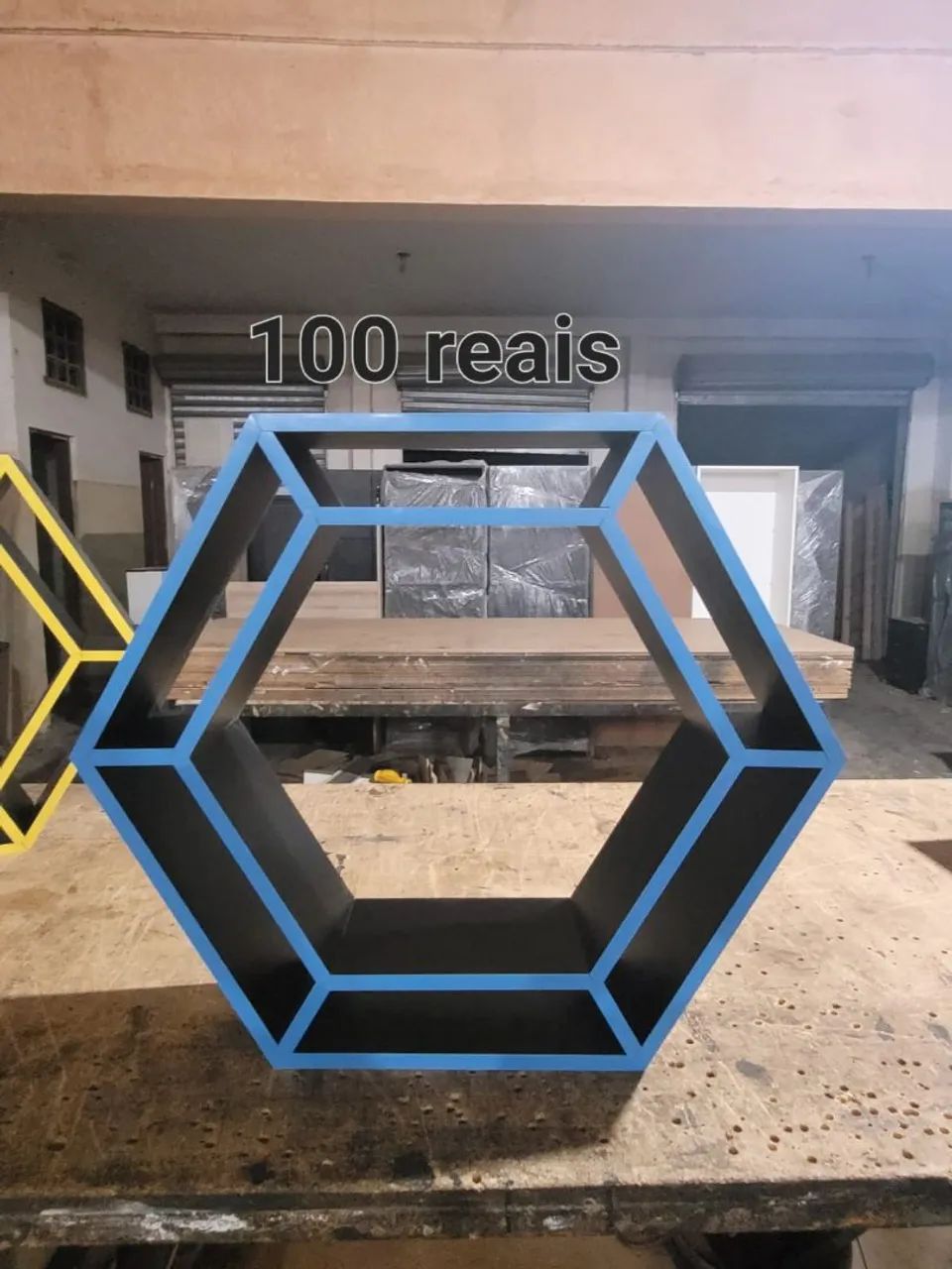 Prateleira Hexagonal Decorativa - Foto 2