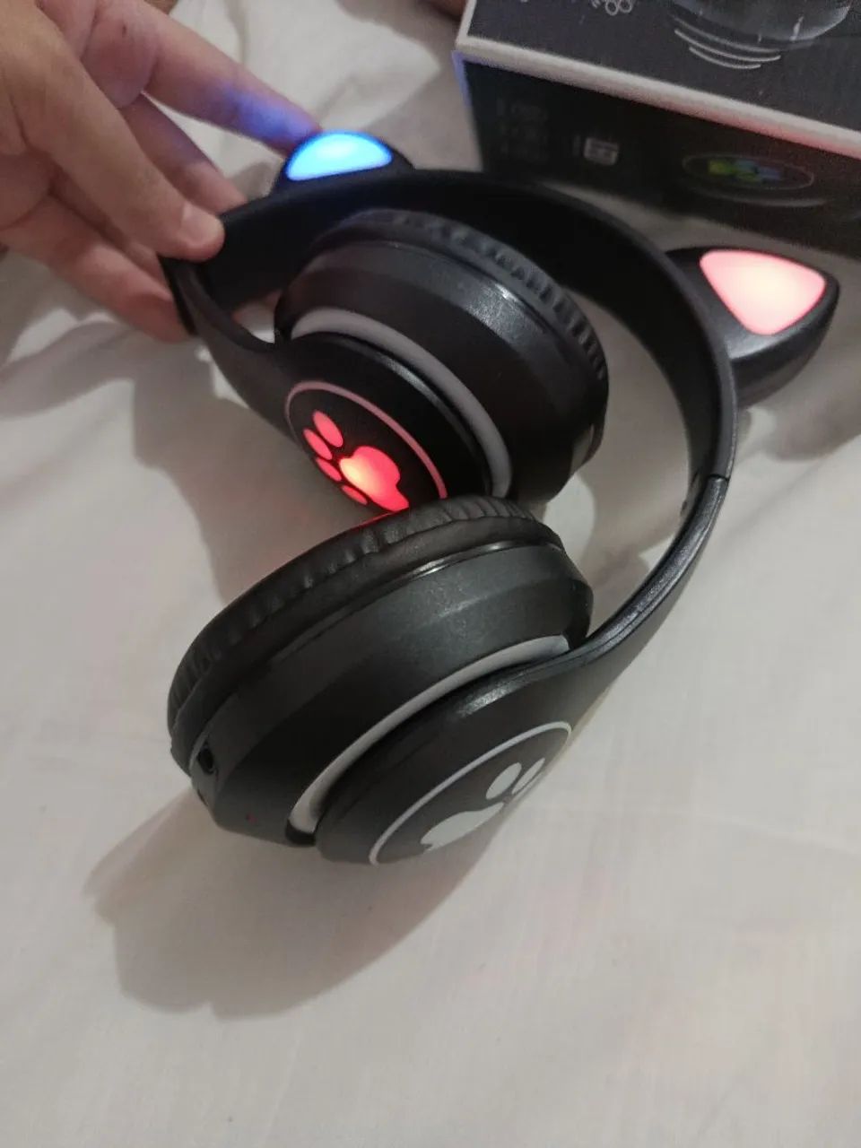 Fone de ouvido de gatinho 