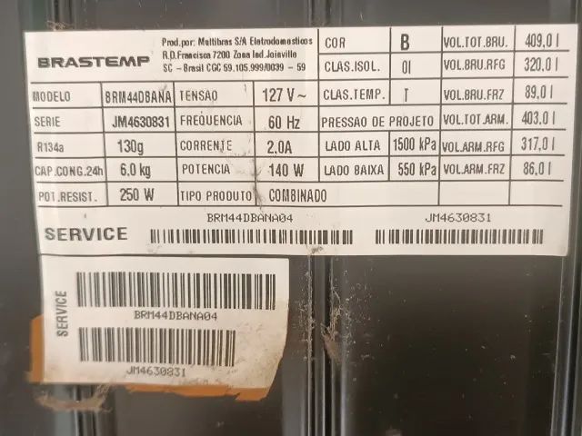 Geladeira Refrigerador Brastemp Branco - Foto 4