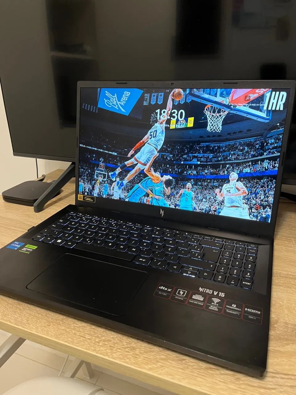 Acer Nitro v15, com upgrade de RAM, rtx 3050, 4 meses de uso