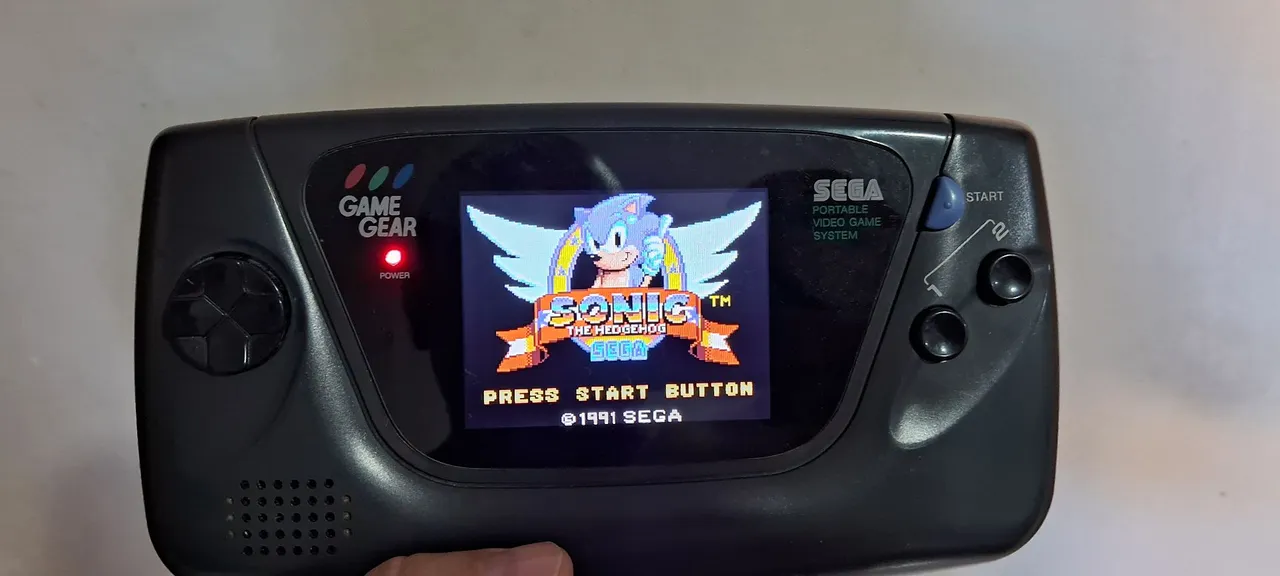 Game Gear Sega + tela ips + everdrive + fonte