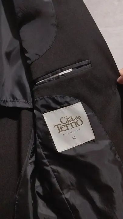 Blazer Masculino Preto - Foto 2