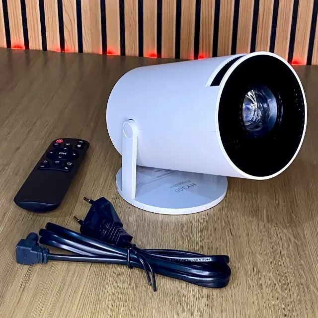 Mini Projetor Android 4K Wifi 5G HY300 Ultra HD - Foto 5