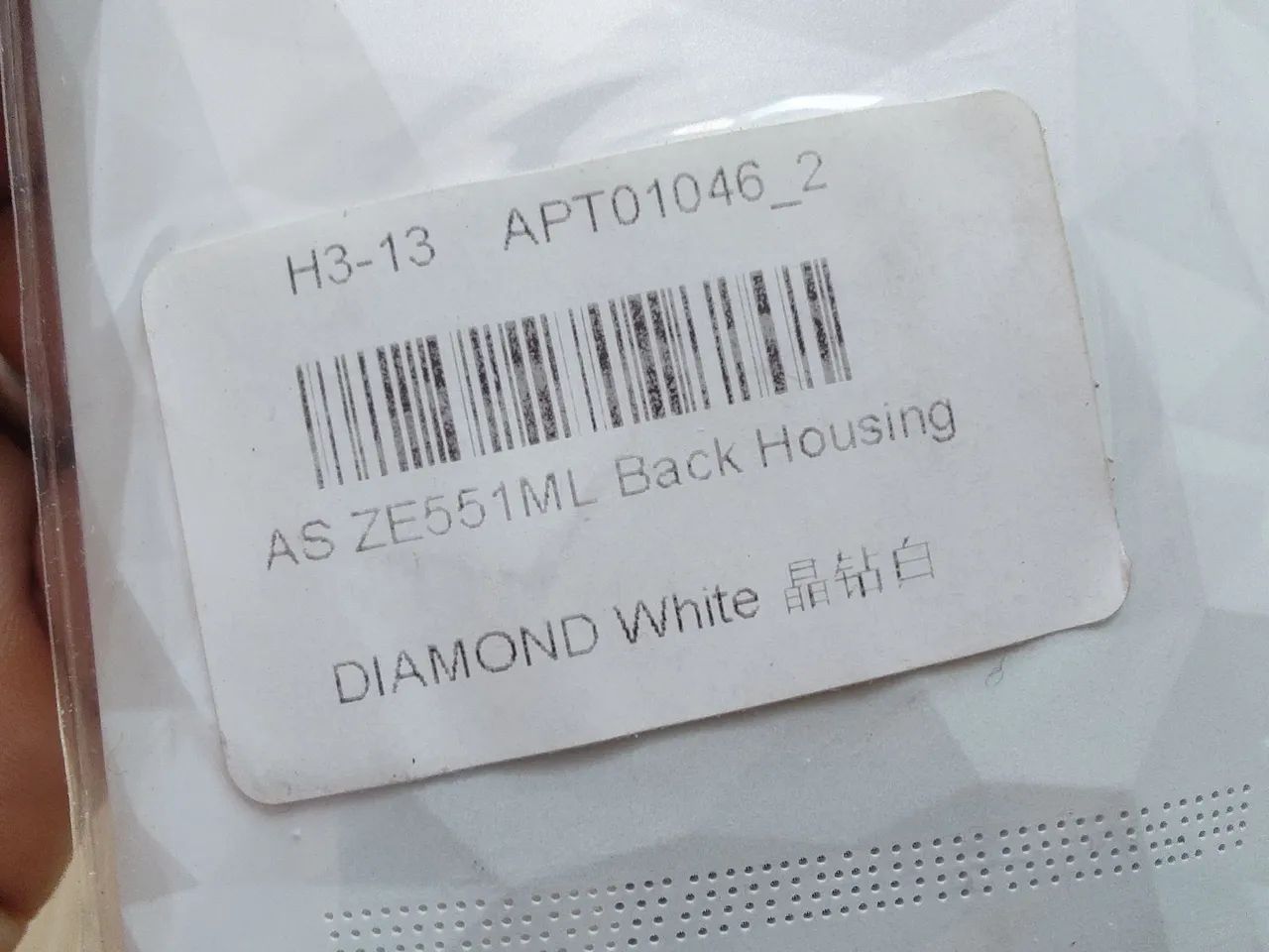 Capinha para Asus Zenfone 2 Laser ZE551ML - Diamond White - Foto 3