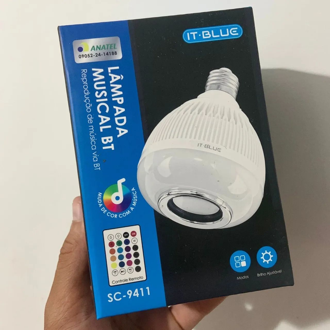 Lâmpada Musical Bluetooth
