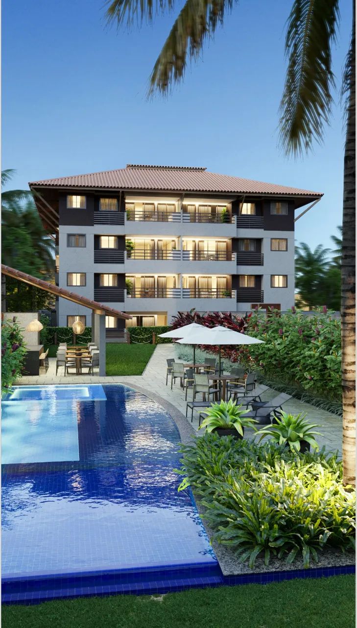 Vendo excelente apartamento próximo à praia de Tamandaré, com 3 quartos e lazer.