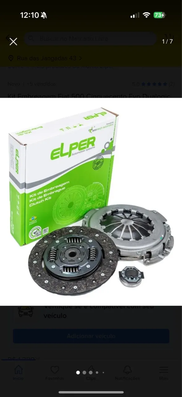 Kit embreagem novo ELPER