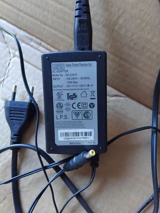 15V 1.5A Notebook, Tablet, Camera, etc. Charger Power Supply64312830856962121