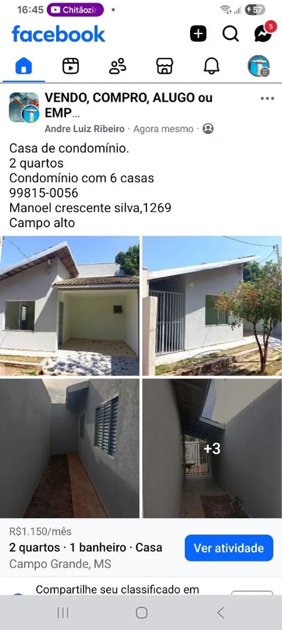 Foto - Campo Grande - Conjunto Residencial Recanto dos Rouxinóis