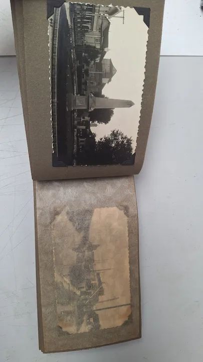 Álbum de fotos antigo todas preto e branco  - Foto 3