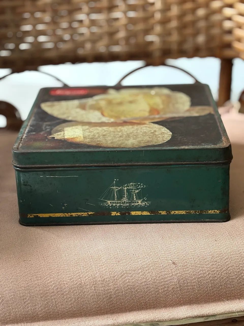 Caixa antiga biscoitos Lazzaroni 