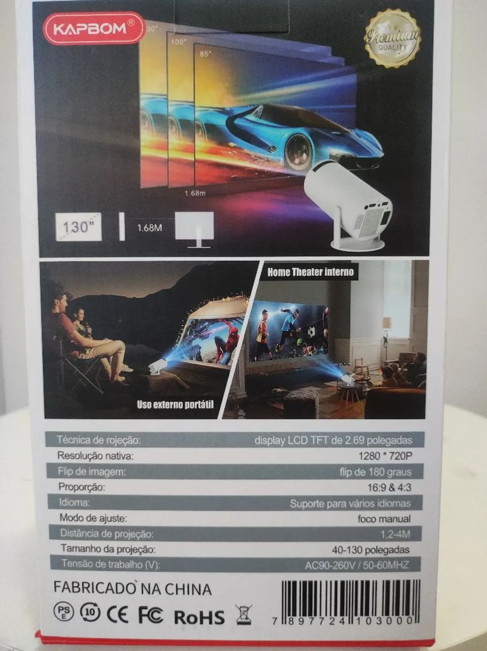 Projetor Kapbom KA-HY300 Ultra HD - Foto 2