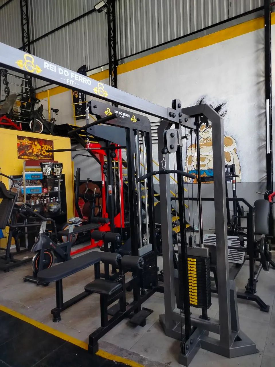 Aparelho de musculação completo