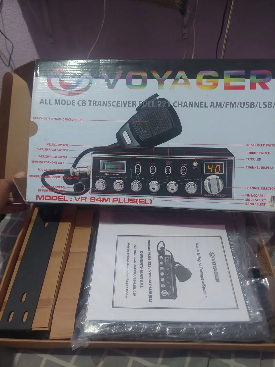 Rádio CB Voyager - Novo - Foto 3