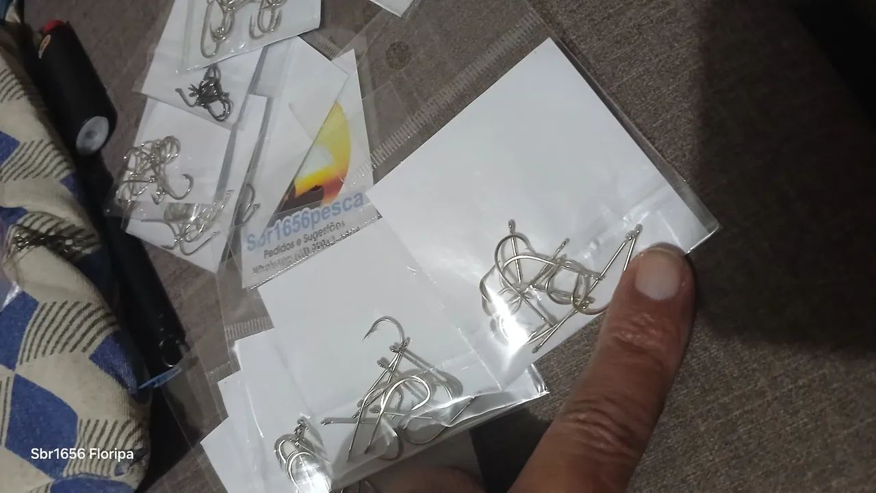 Anzol Sbr1656 Pesca - Kit com diversos anzóis! - Foto 3