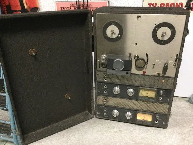 gravador de rolo antigo akai