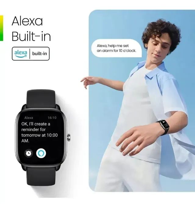 Amazfit GTS 4 Mini Relógio Smartwatch Global com GPS - Foto 5