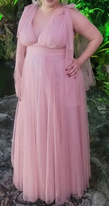 Vestido Longo tamanho 46/48 - Foto 2