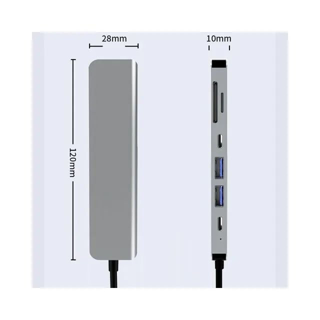 HUB USB-C MXT Multifuncional C/ HDMI 7 em 1 - AC3056 - Foto 3