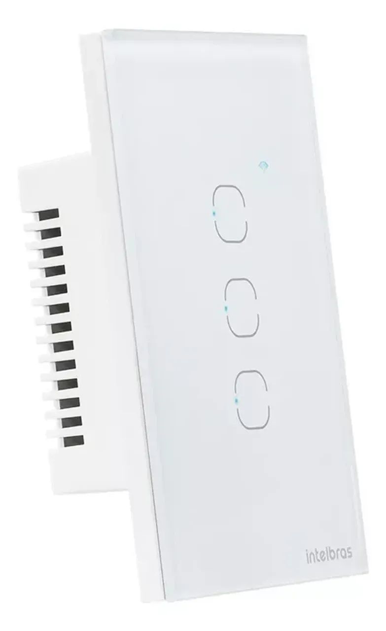 Interruptor Inteligente Wi-FI com 3 teclas (Intelbras EWS 1003)