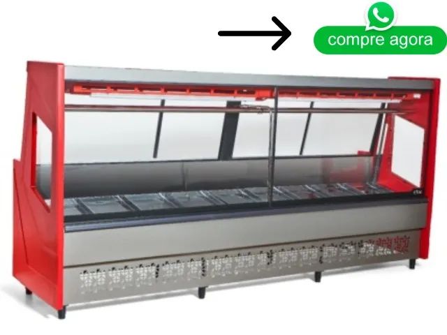 Balcõ de Açougue 3M Vermelho Polar 220v
