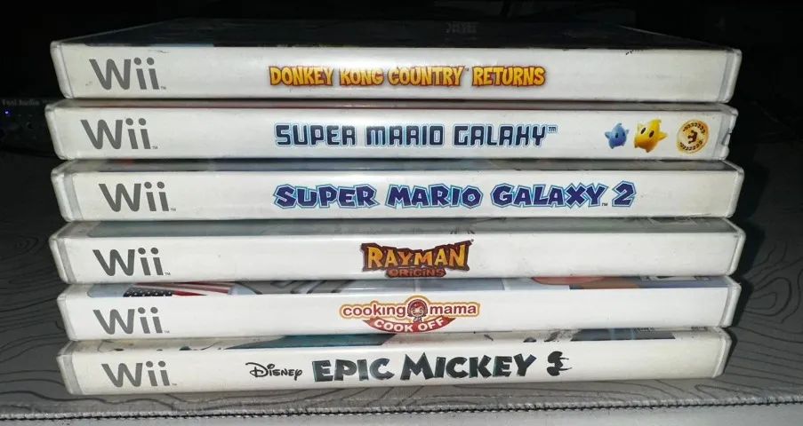 Lote de jogos nintendo wii