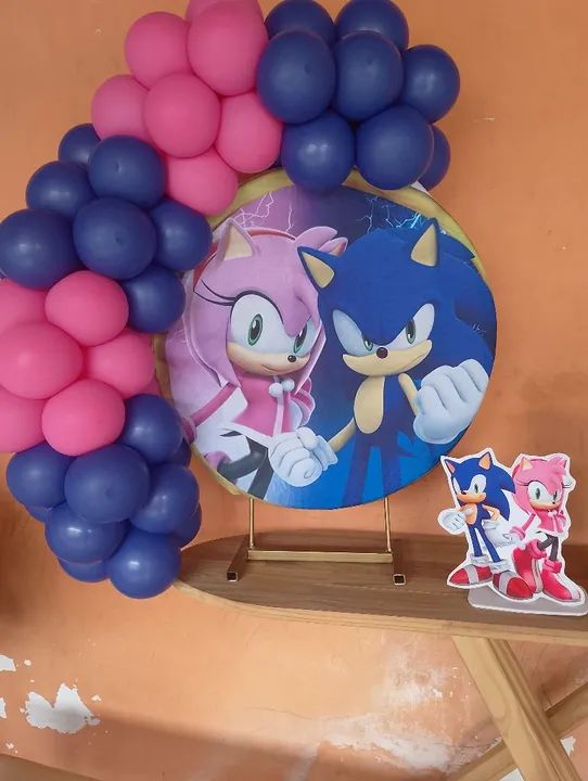 Mini decoração de aniversário e enchimento de balão 