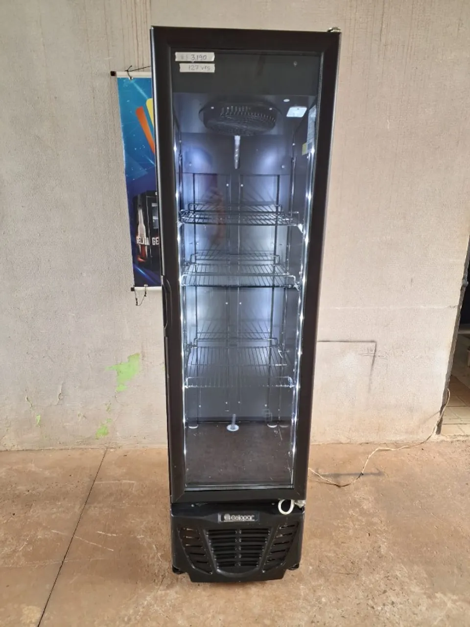 Expositor slim Gelopar 228 litros
