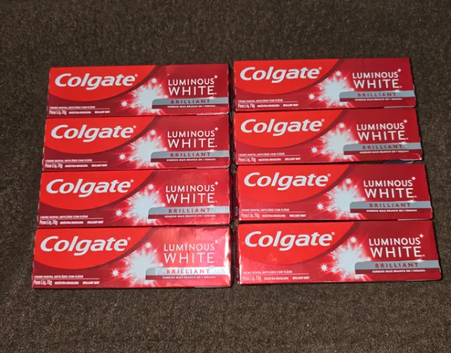 Pasta de dente colgate luminous white brilliant 70g
