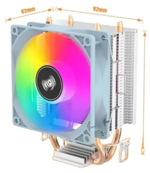 Cooler Rgb Aigo Ice 200 Pro Para Processador Intel E Amd Cpu - Foto 3