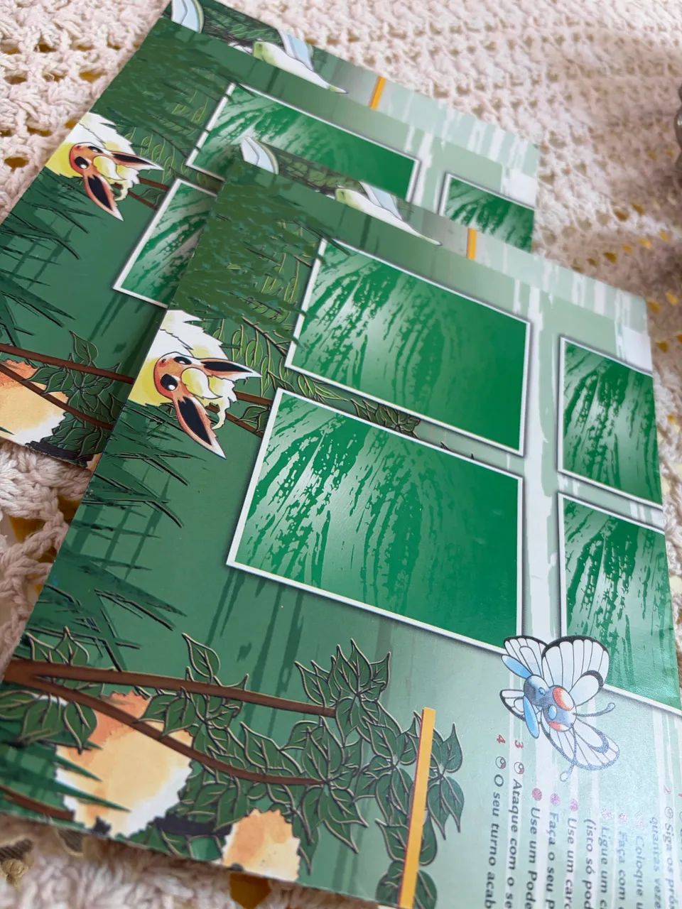 Playmat Pokémon Selva 1999 - Estampas Ilustradas - Grow - Original - Foto 2