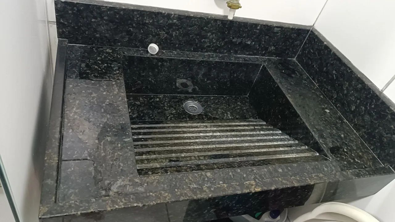 Pia esculpida pra lavanderia 