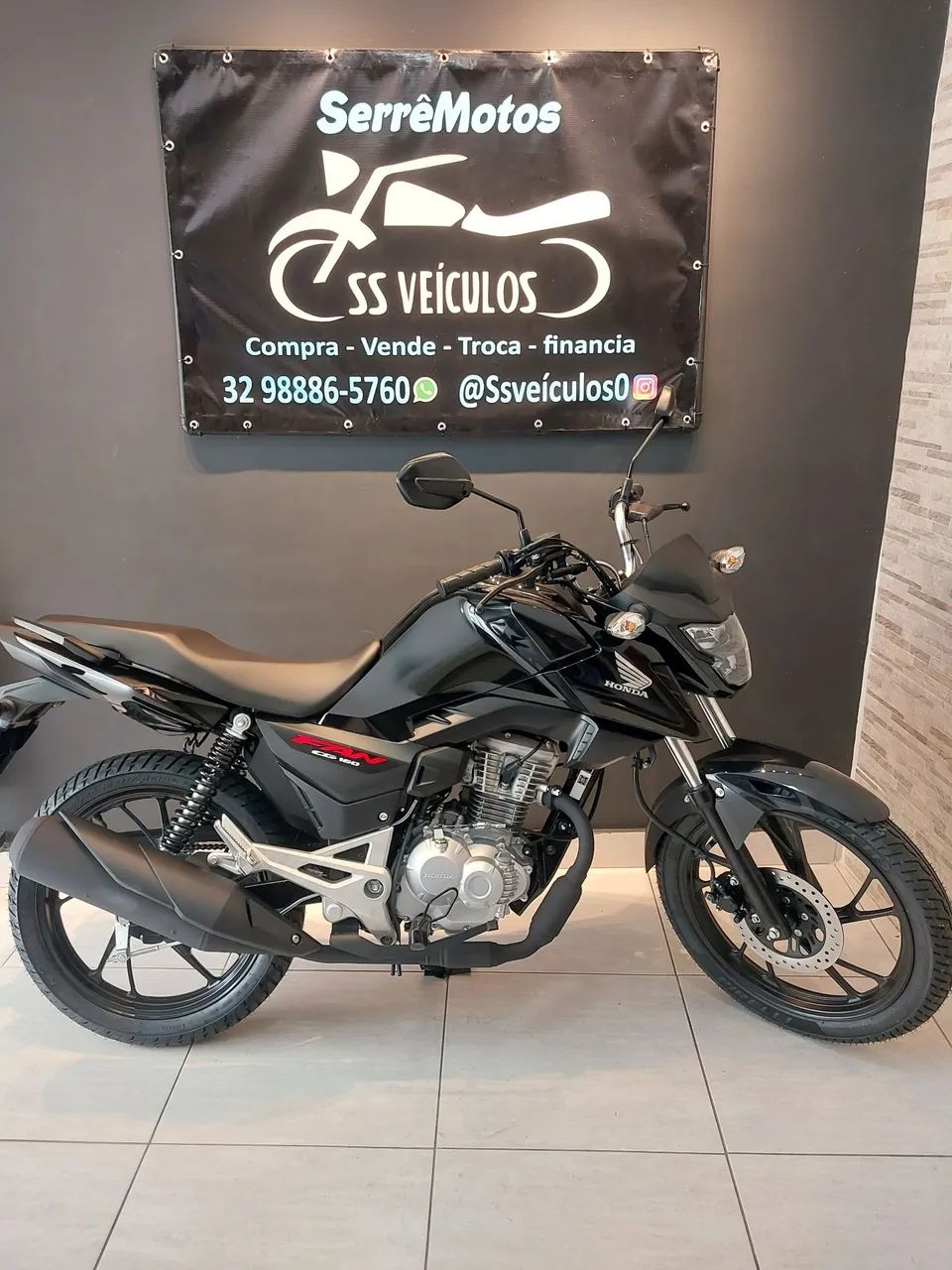 SERRÊ MOTOS FAN 160 25 NOVA EMPLACADA E IPVA PAGO