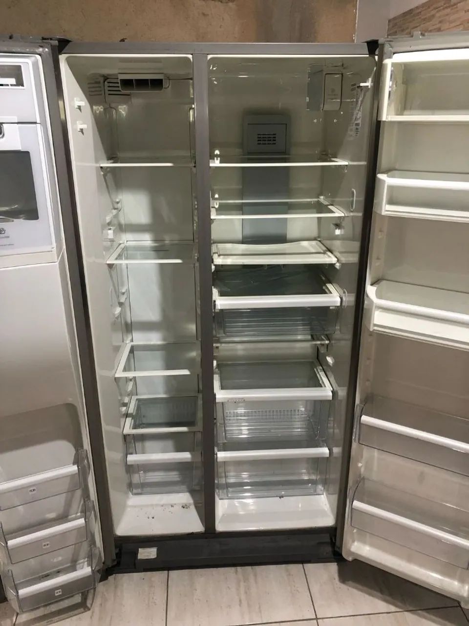 GELADEIRA BRASTEMP SIDE BY SIDE INOX  - Foto 2