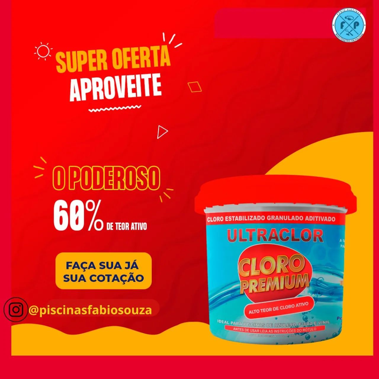 Cloro Premium para Piscina Ultraclor - Super Oferta!