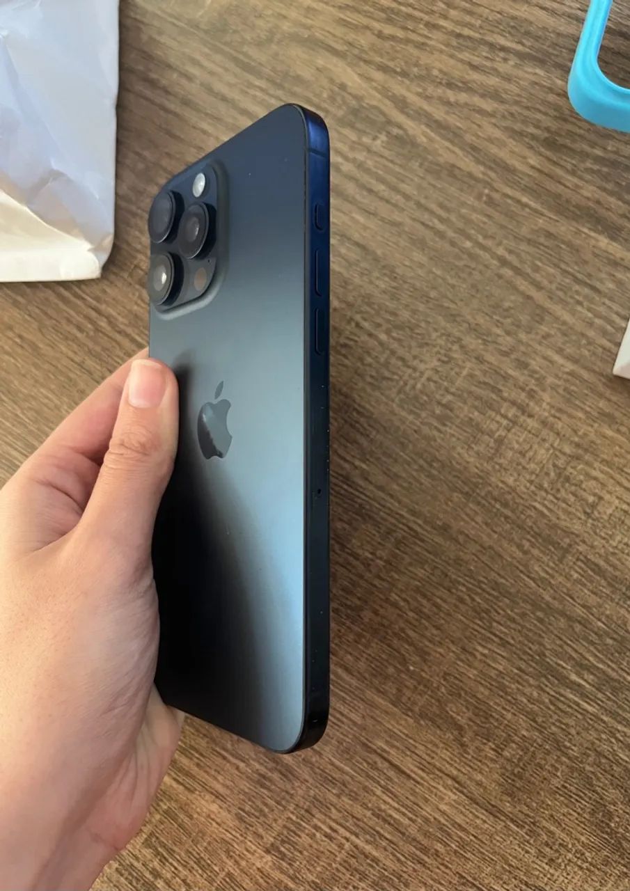 Iphone 15 Pro Max 256GB Azul Escuro - NF e Chip físico - Foto 4