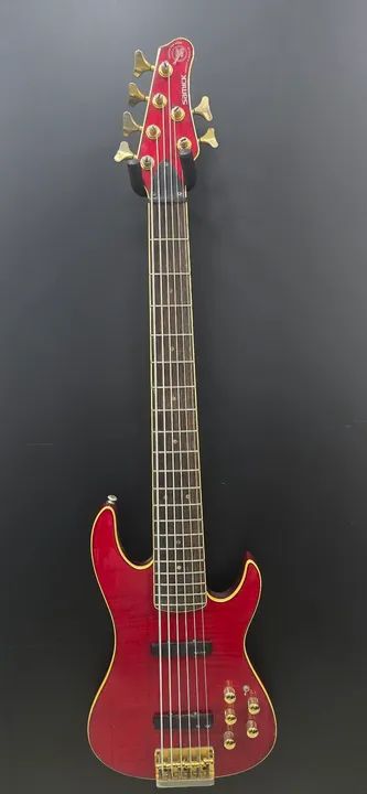 Baixo 6 Cordas Samick Custom Pro Shop Valley Arts - Made in Korea
