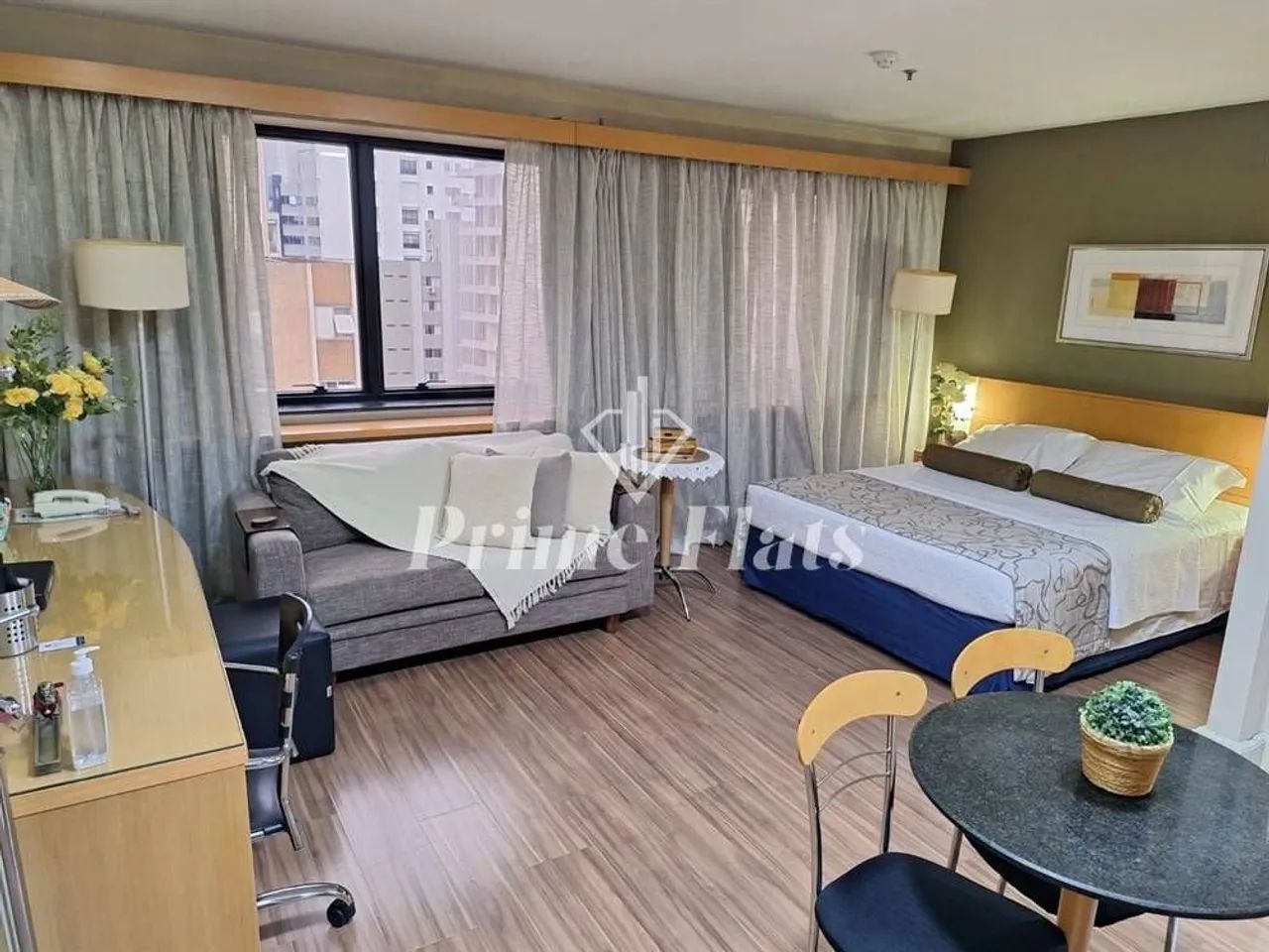Flat disponível para locação no Transamerica Executive Jardins, com 45m², 1 dormitórios e 