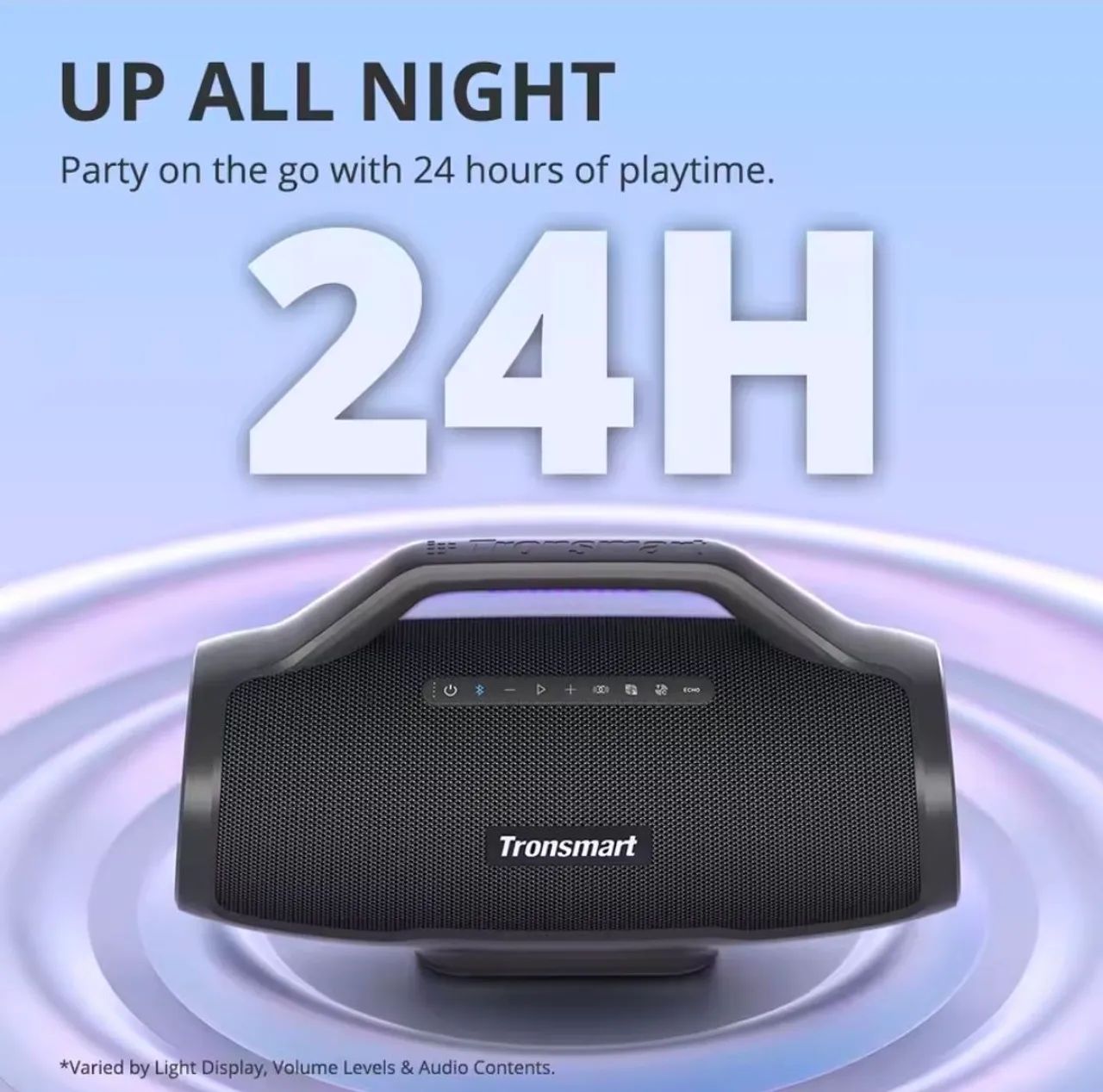 Tronsmart BangMax Caixa De Som Bluetooth 130w lpx6 Cor Preto - Foto 4