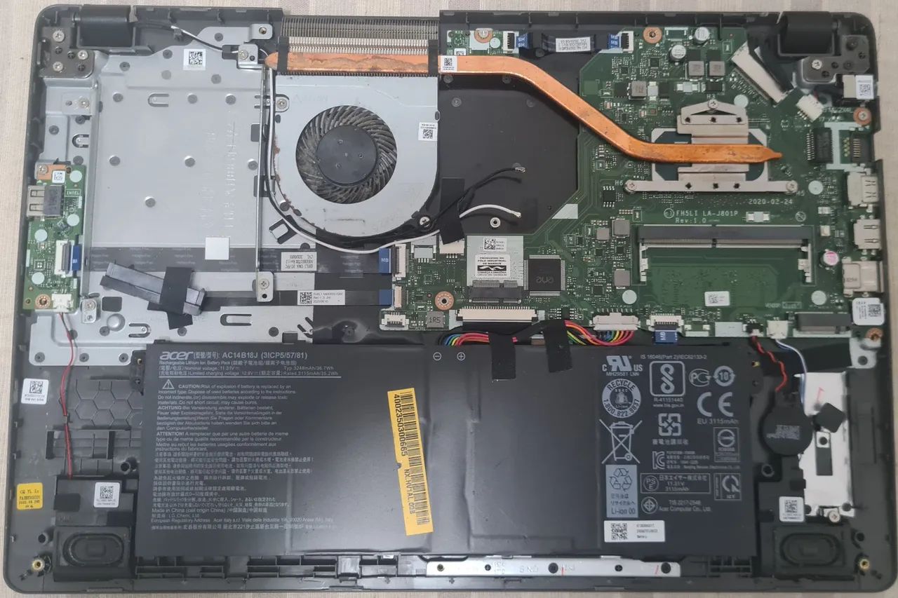 Carcaça Acer aspire 3 a315 54 - Foto 4