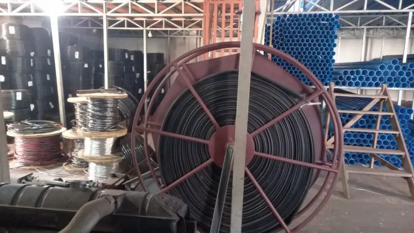 CARRETEL ENROLADOR AZ BRASIL REVISADO C/120 METROS DE MANGUEIRA NOVA - Foto 4