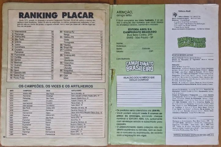 Álbuns de figurinhas da Copa do Brasil 1987 e Campeonato Brasileiro de 1989 (incompletos) - Foto 6