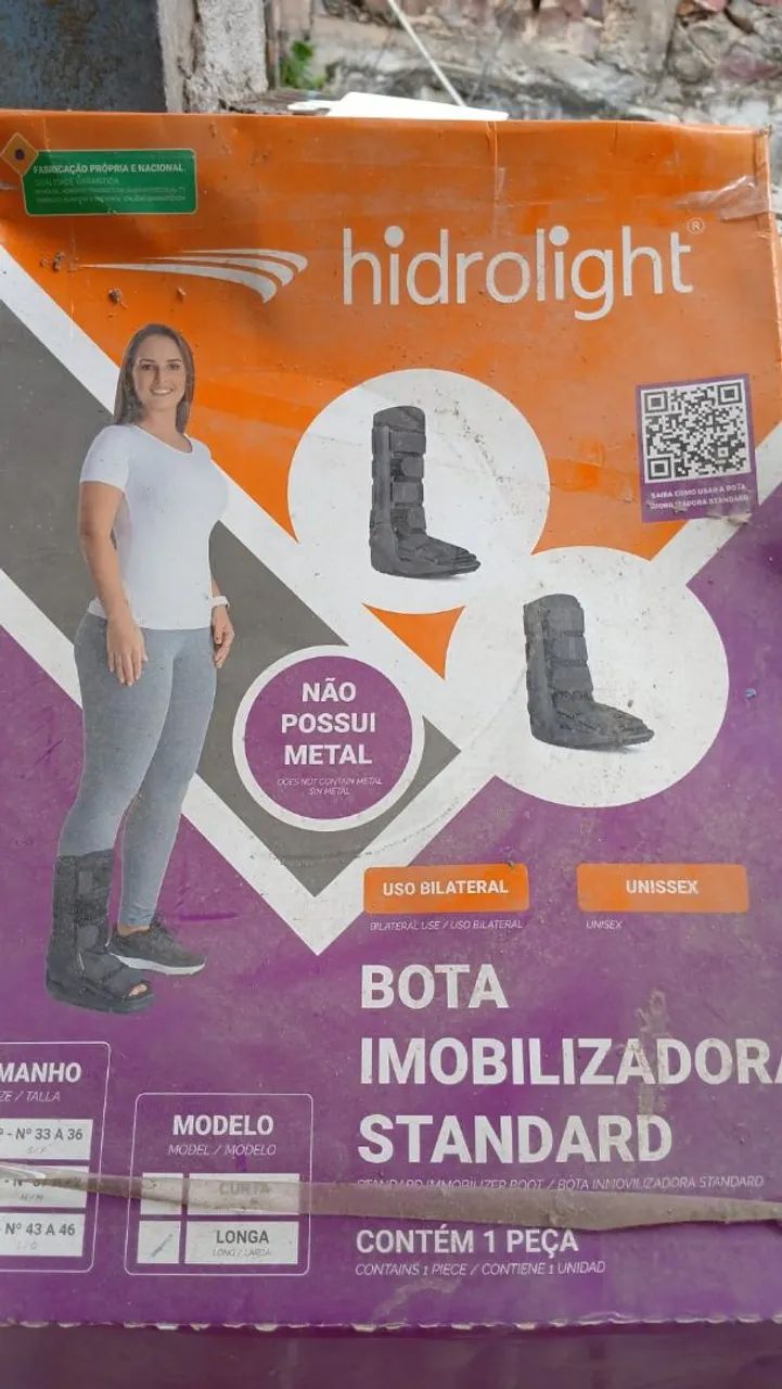 Bota imobilizadora para pé e tornozelo - Foto 2