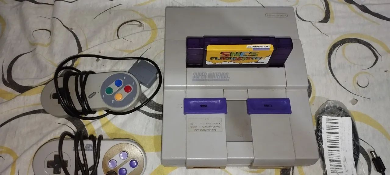 Super Nintendo SNES com Flash Master everdrive de jogos  - Foto 3