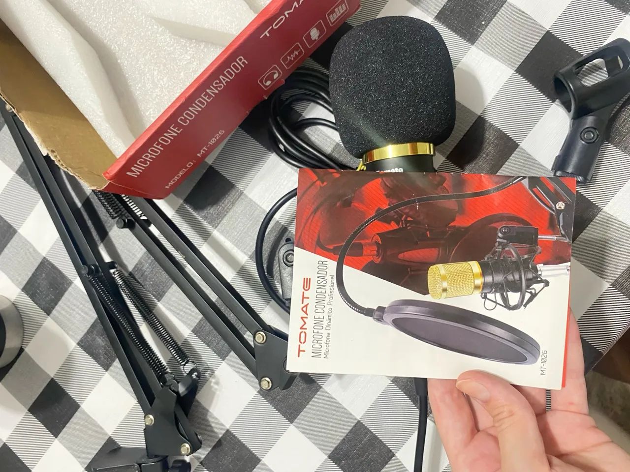 Microfone BM-800 Profissional para Gravação e Streaming - Foto 5