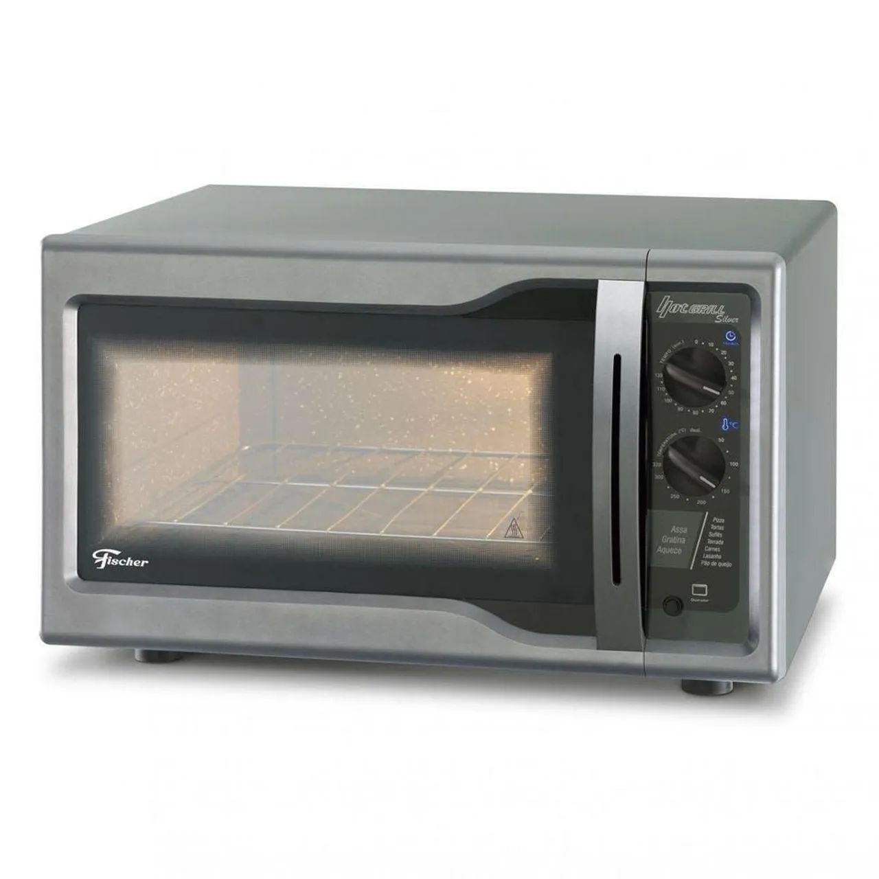 (NOVO) Forno Elétrico Fischer Hot Grill Silver 44L