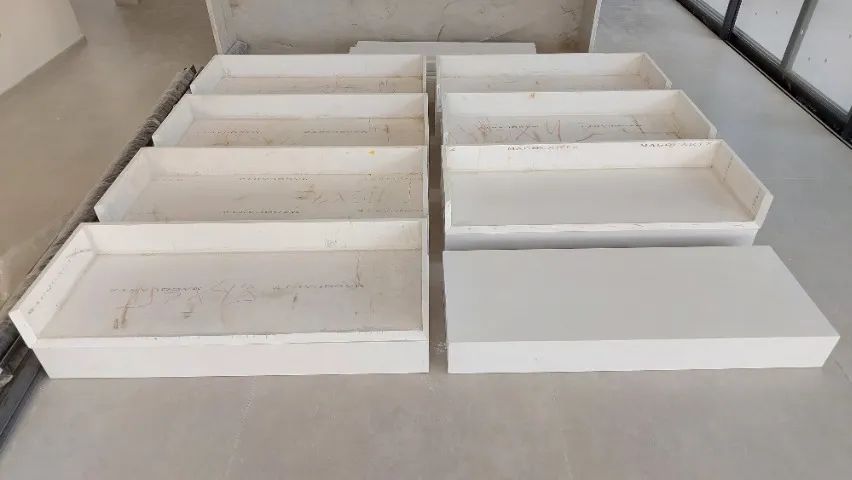 Revestimento Alto Padrão para Escada em Quartzo Branco - Foto 3