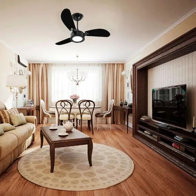 Ventilador De Teto New Light Led 6000k 3 Pas Preto 127v - Foto 2