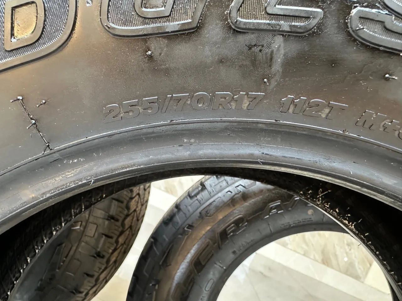 04 Pneus Bridgestone Novos aro 255/70/17 para camionete  - Foto 2