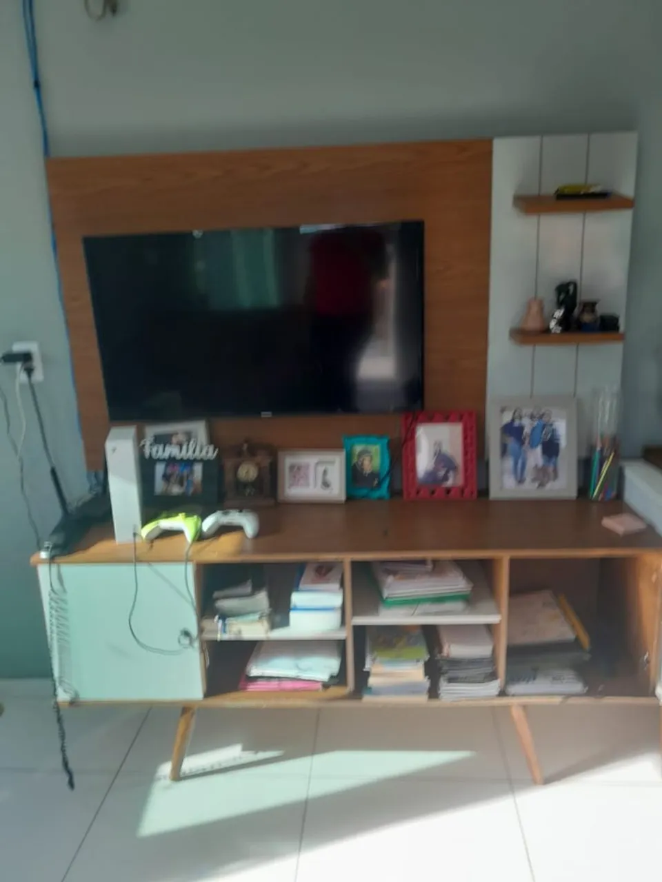 Rack com painel para TV